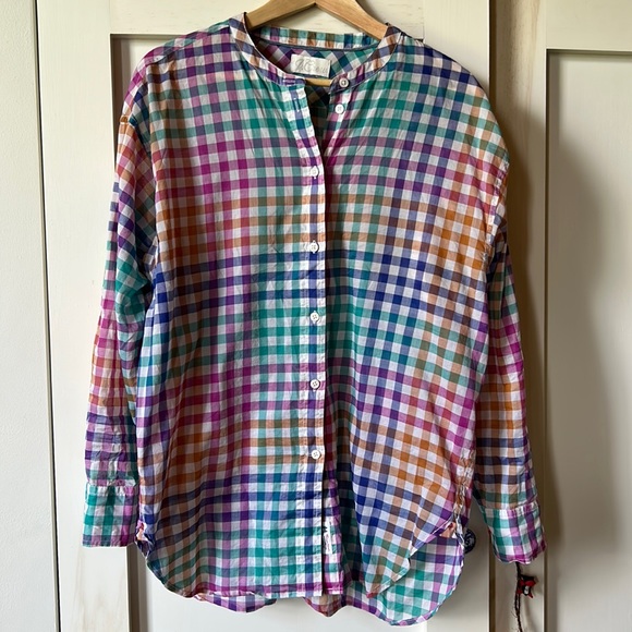 J. Crew Tops - J. Crew x Thomas Mason gingham shirt